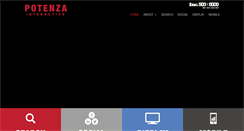 Desktop Screenshot of potenzainteractive.com