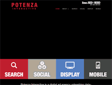 Tablet Screenshot of potenzainteractive.com